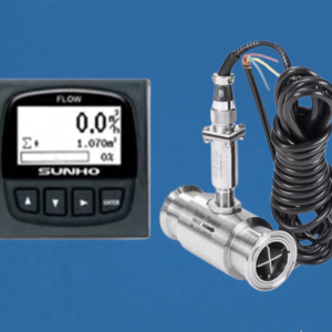 فلوميتر لمحطات الأدوية ستانلس ستيل 316 – نظام كلامب بشاشة رقمية عالية الدقة