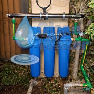 فلتر مياه عمومي  3 مراحل مزود بمرحلة UV صناعة ألماني