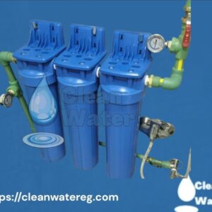 فلتر جامبو عمومي 20 بوصة أوروبي مع وحدة UV للتعقيم.